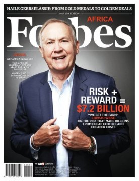 Christo Wiese on cover of Forbes